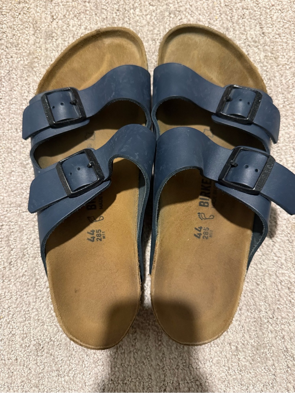 Birkenstock Men’s Blue Arizona Double Strap Sandals